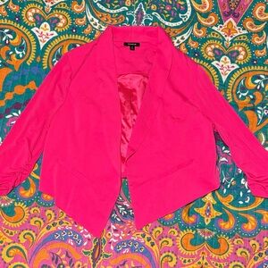Torrid Bright Pink Cropped Blazer